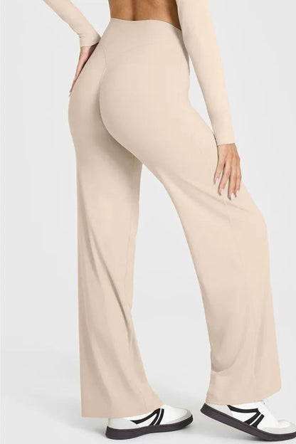SoftMotion™ Straight Leg Bottoms - Apricot