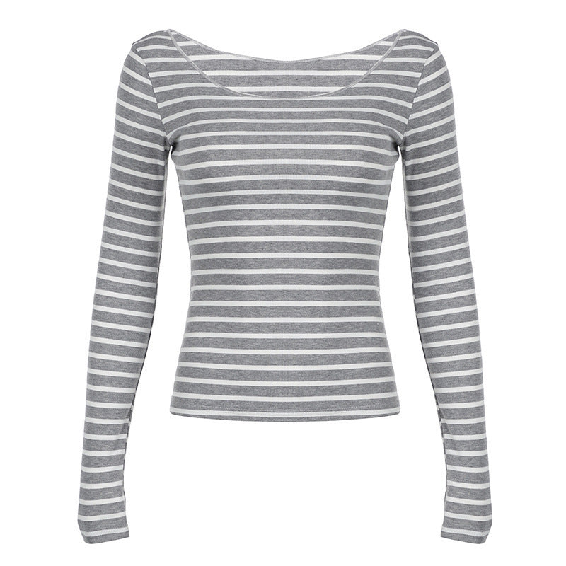 Oblique Stripes Long Sleeve