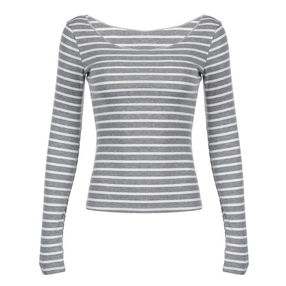 Oblique Stripes Long Sleeve