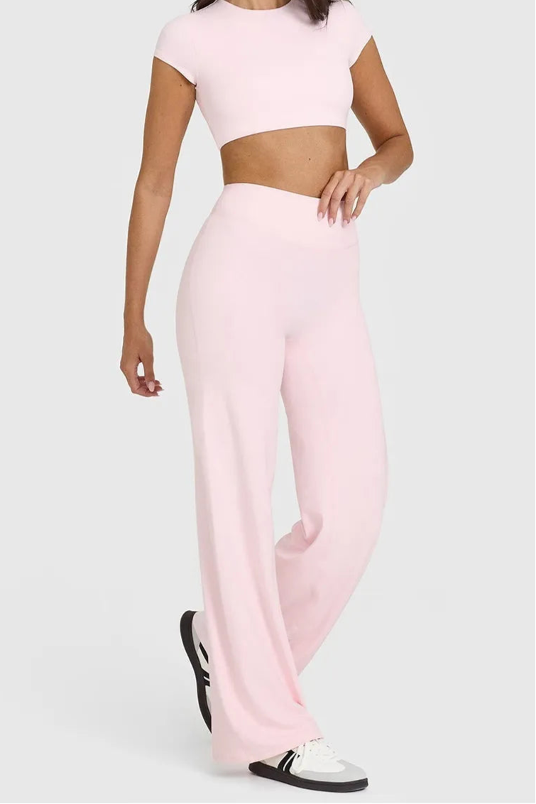 SoftMotion™ Straight Leg Bottoms - Pink