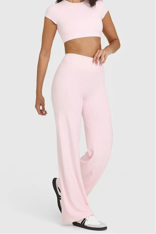 SoftMotion™ Straight Leg Bottoms - Pink