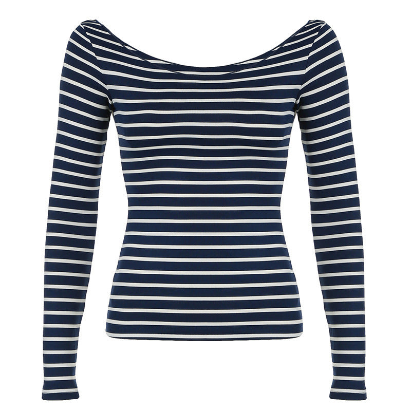 Oblique Stripes Long Sleeve