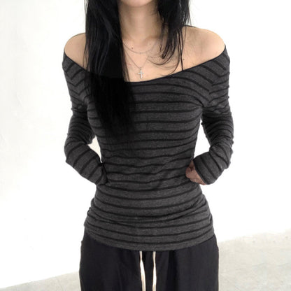 Oblique Stripes Long Sleeve