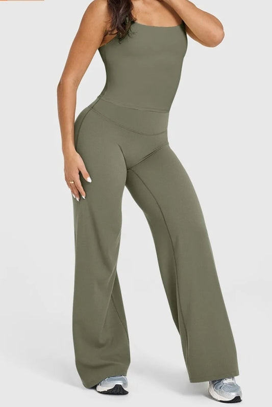 SoftMotion™ Straight Leg Bottoms - Alpine Green