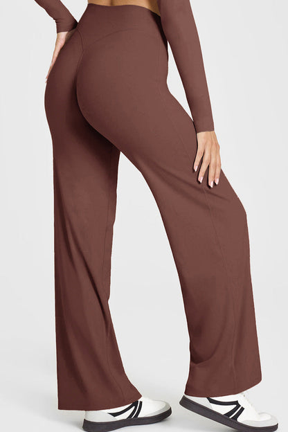 SoftMotion™ Straight Leg Bottoms - Brown
