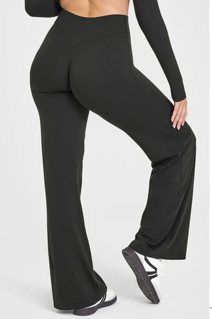 SoftMotion™ Straight Leg Bottoms - Black