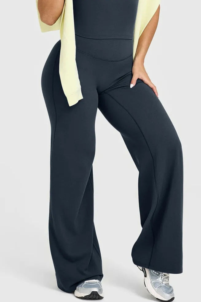 SoftMotion™ Straight Leg Bottoms - Blueberry