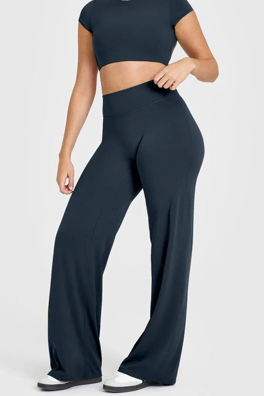SoftMotion™ Straight Leg Bottoms - Blueberry